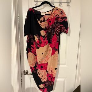 FALLS silk dress